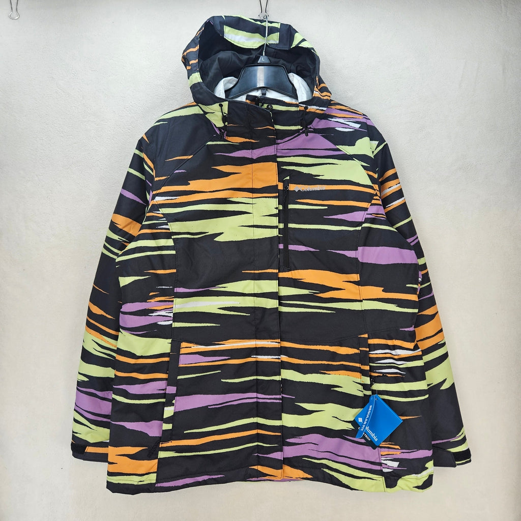 COLUMBIA WOMEN'S XXL NORDIC POINT FS PRINTED INTERCHANGE JACKET OMNI HEAT