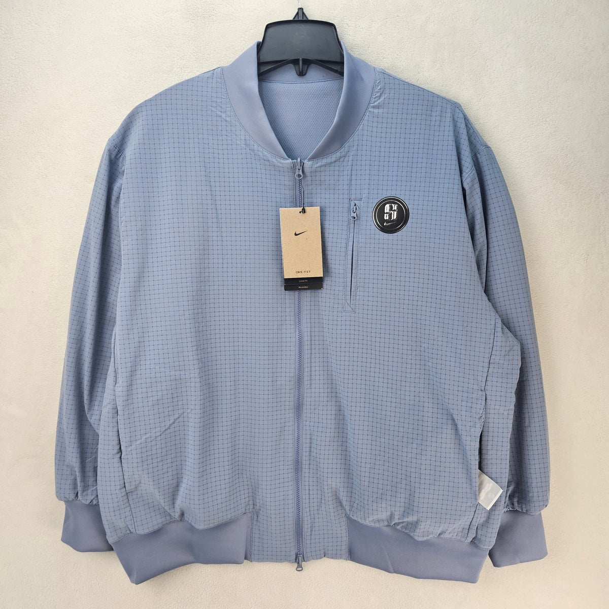 NIKE MEN'S LARGE SABRINA REVERSIBLE BASKETBALL JACKET ASHEN SLAT FV3164-493