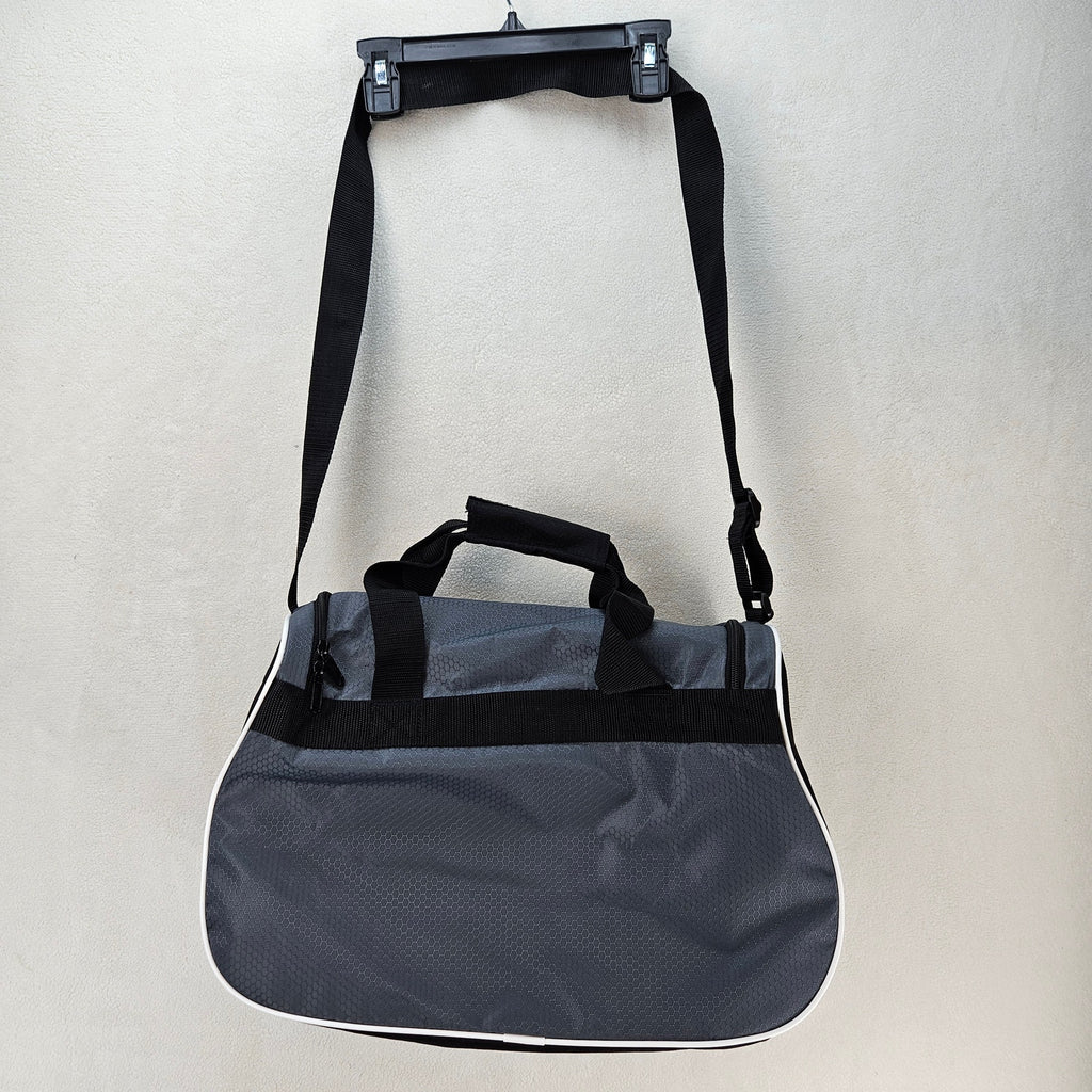 ADIDAS DIABLO SMALL II DUFFEL BAG ONIX GREY BLACK WHITE GYM TREVEL BAG NWT