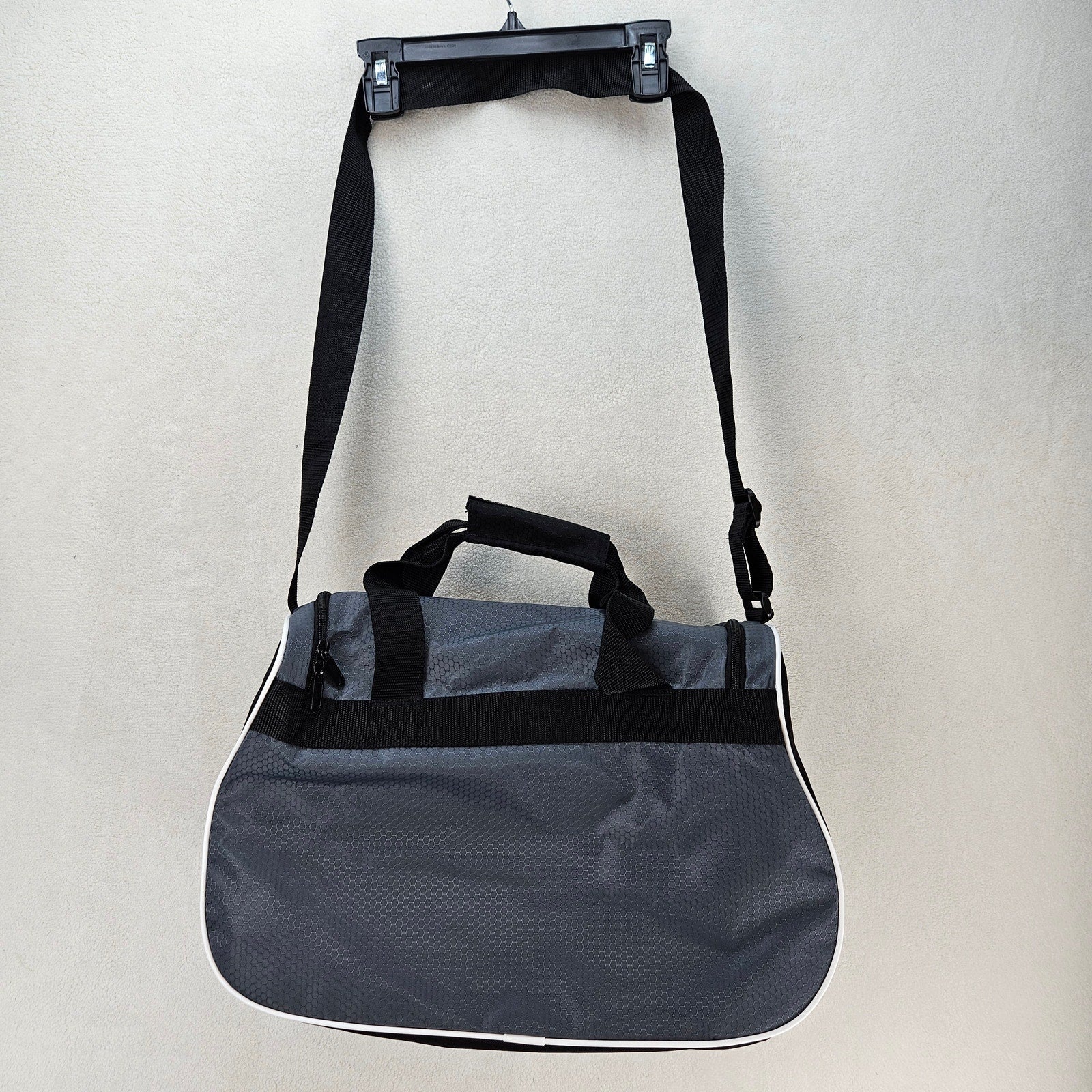 ADIDAS DIABLO SMALL II DUFFEL BAG ONIX GREY BLACK WHITE GYM TREVEL BAG NWT