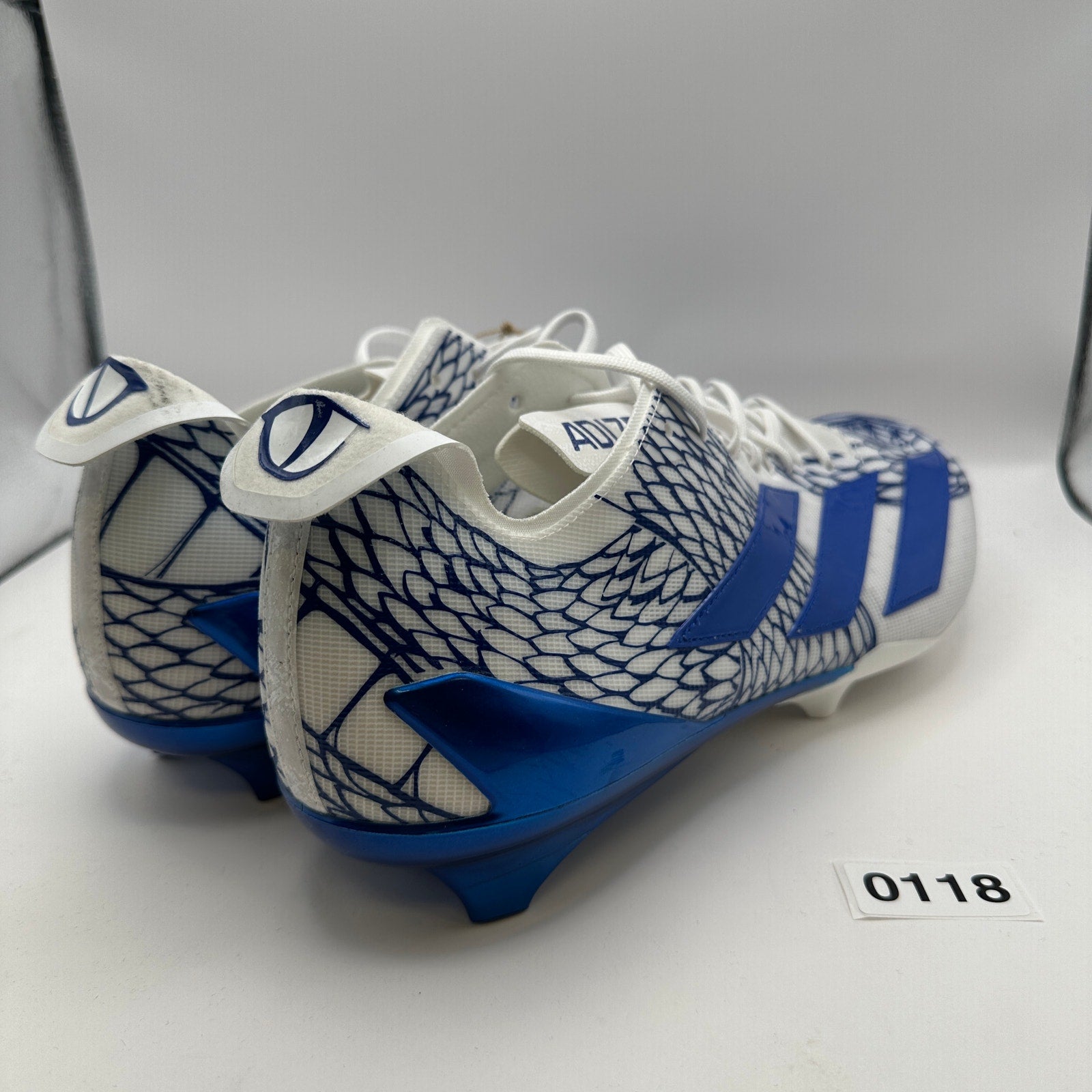 ADIDAS Adizero Mens 14 Electric Football Cleats Graffiti Blue/White IH8569