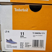 TIMBERLAND MEN'S 11 HOOKSET LOW LACE SNEAKER BLUE CANVAS BOAT SHOE TB0A6CNJEP4