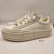 CONVERSE WOMEN'S 8.5 CHUCK TAYLOR ALL STAR CRUISE LOW WHITE CANVAS SUEDE A08788C