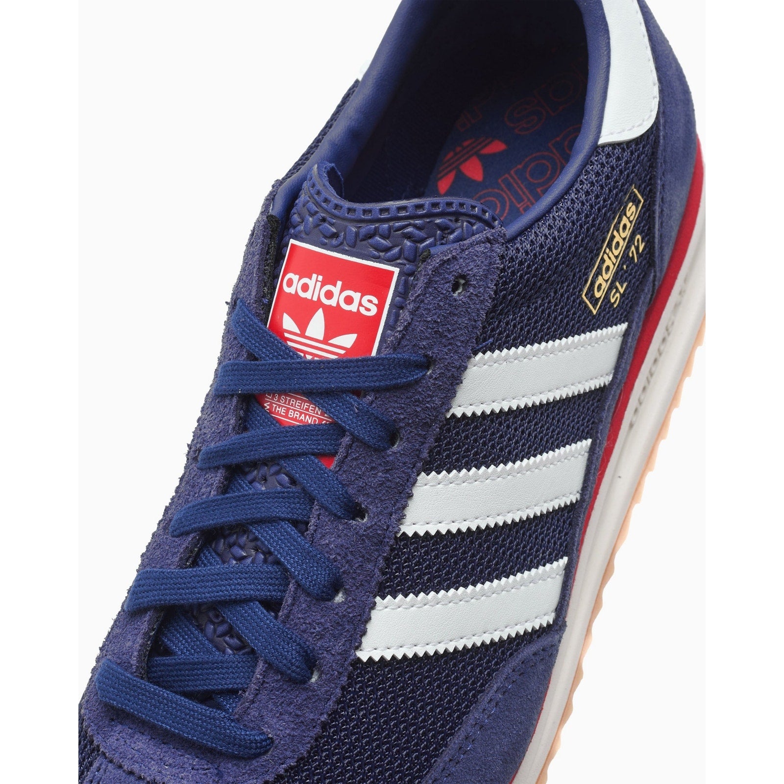 ADIDAS ORIGINALS WOMEN'S 6.5 SL 72 RS DARK BLUE WHITE RED JQ9797 NIB
