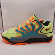 NIKE KD18 M12 BBALL HV1993-301 NEW TIMELINE CLEAR JADE LIQUID LIME ORANGE NEON