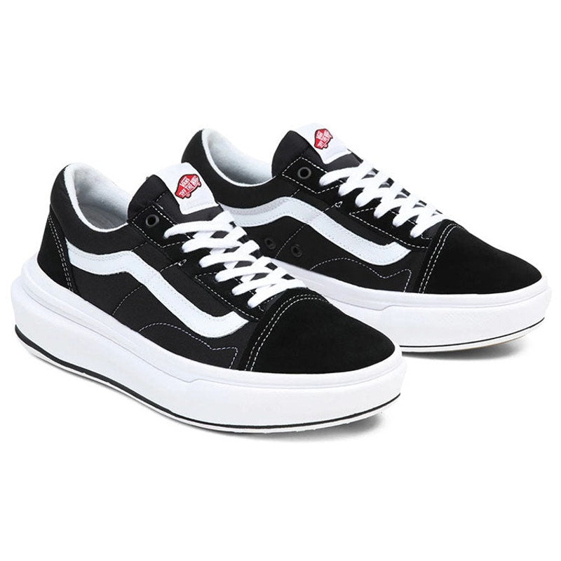 VANS MEN'S 12 OLD SKOOL OVERT COMFYCUSH BLACK WHITE NIB NB0A7Q5EBA2