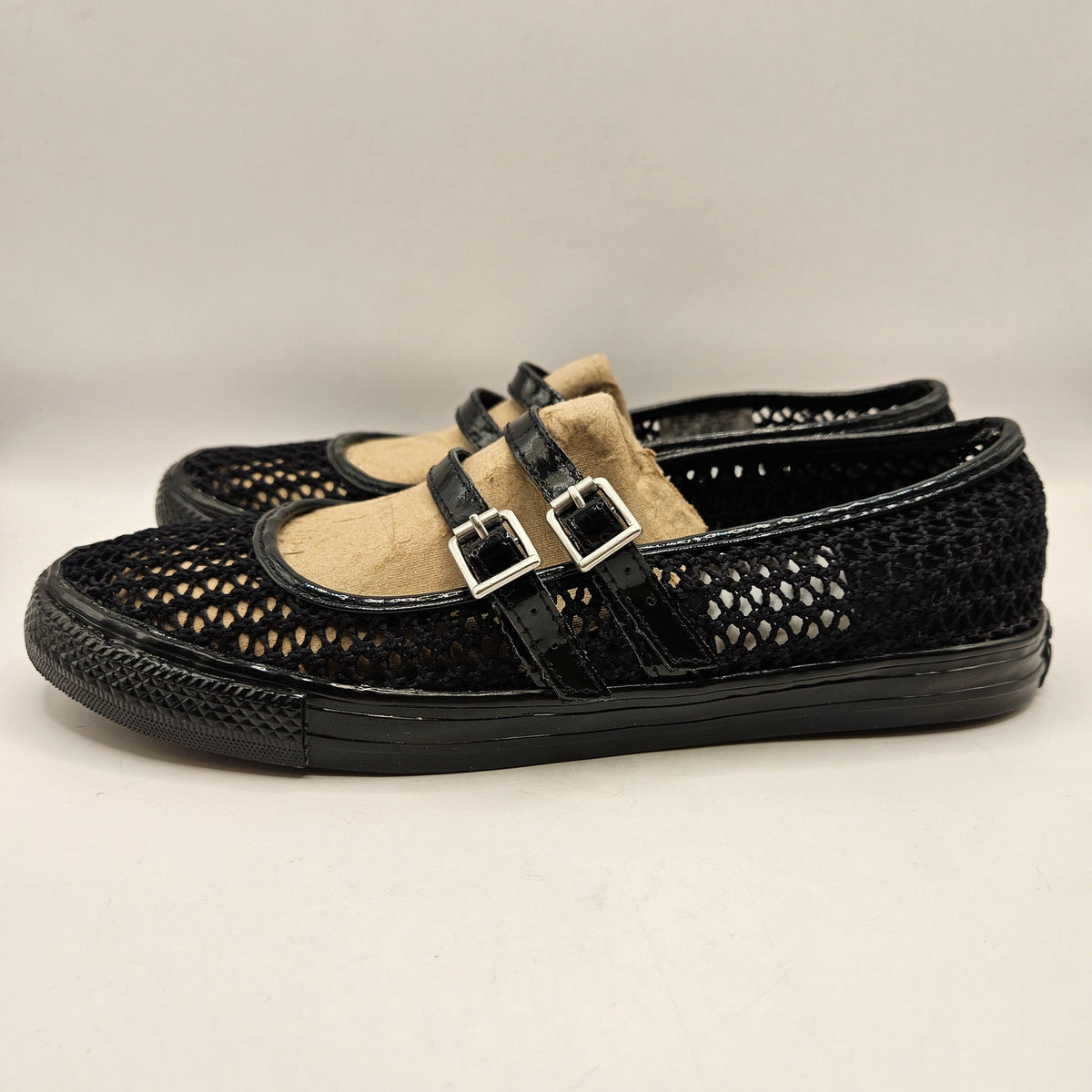 CONVERSE WOMEN'S 8 CHUCK TAYLOR ALL STAR MARY JANE DAINTY KNIT BLACK A26567C