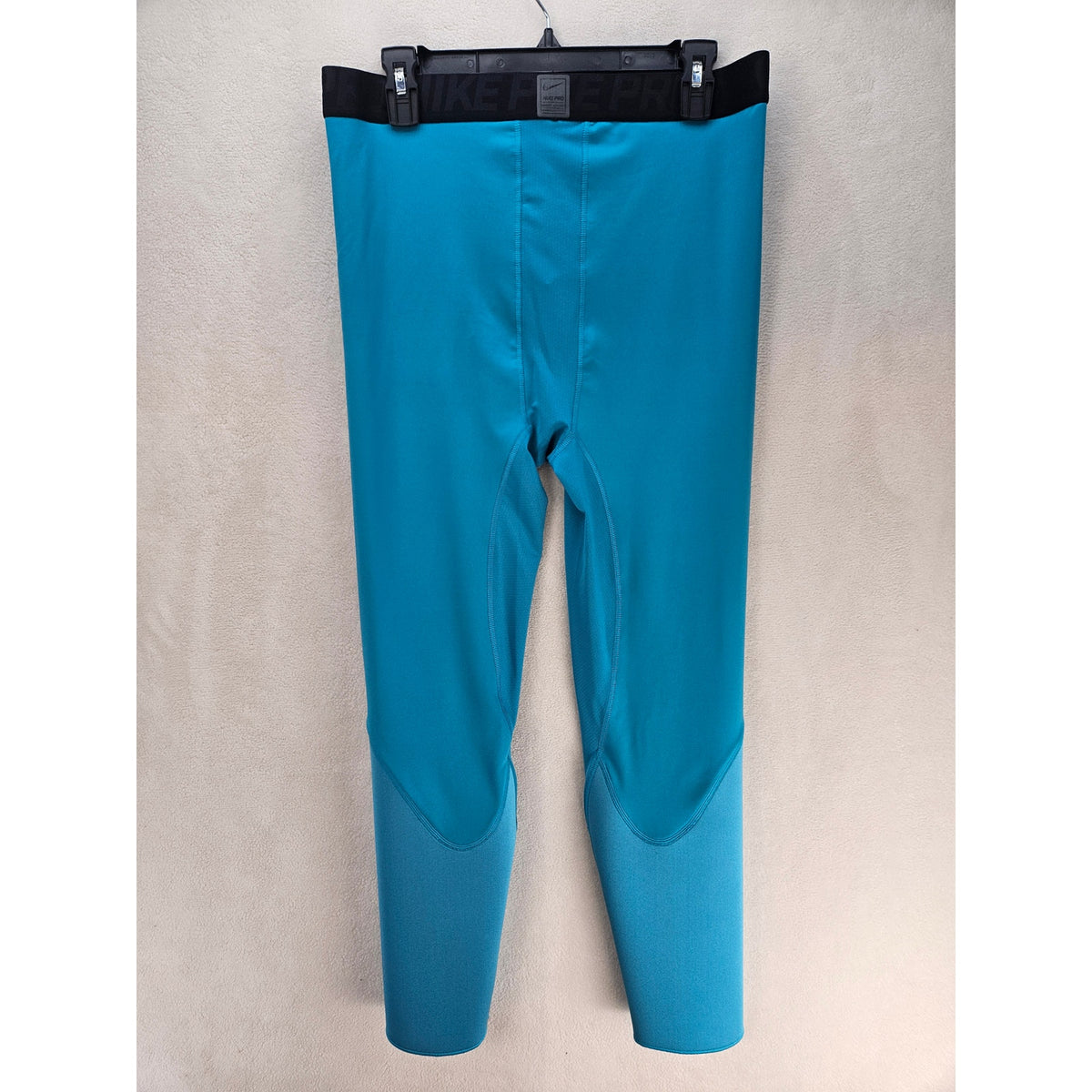 NIKE MEN'S XXL TALL NBA PRO TEAL COMPRESSION TIGHTS PADDED KNEES AA0752-428