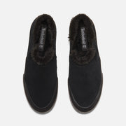TIMBERLAND WOMEN'S 9 SKYLA BAY 2.0 LOW WARM LINED SNEAK BLACK SUEDE NIB