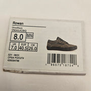 VANS MEN'S 8 ROWAN SKATE SHOES OLIVE GREEN BLACK NWOB