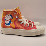 CONVERSE WOMEN'S 7 CHUCK 70 HIGH DORAEMON PINK A15790C CANVAS SNEAKER