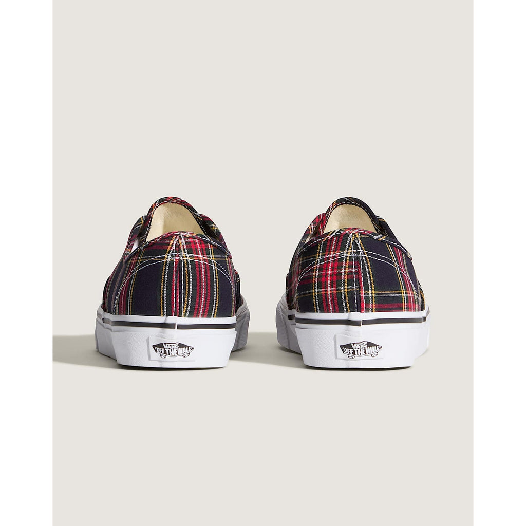 VANS WOMEN'S 6.5 AUTHENTIC LOW TOP SNEAKER PLAID NAVY NIB VN000EGABX9