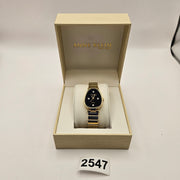 ANNE KLEIN NEW YORK 12-7790BSGC GENUINE DIAMOND DIAL BRACELET WOMEN'S WATCH NWT