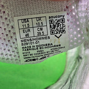 SAUCONY MEN'S 11.5 TERMINAL VT TRACK & FIELD SPIKES SHOES S29101-01 SLIME WHITE