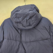 LEVI'S MEN'S MEDIUM SHORT DOWN JACKET NAVY BLUE UTILITY HOODED A85570001