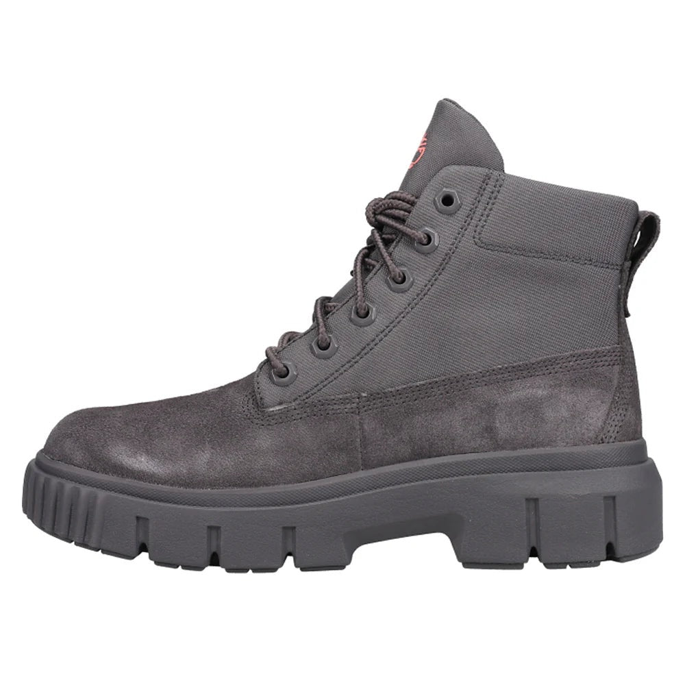 TIMBERLAND WOMEN'S 8.5 GREYFIELD L/F BOOT DARK GREY SUEDE NIB TB0A5MZ1W08