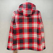 THE NORTH FACE WOMEN S MONARCH TRICLIMATE JACKET 3-IN-1 HOODED JACKET FIERY NWT