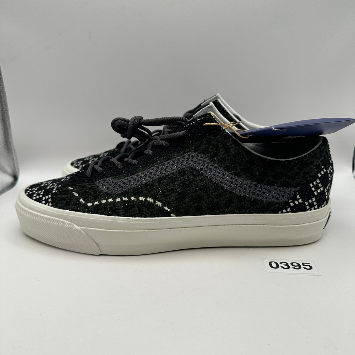 VANS Men's 11.5 PREMIUM Old Skool 36 Engineered Knit Black/Green/White