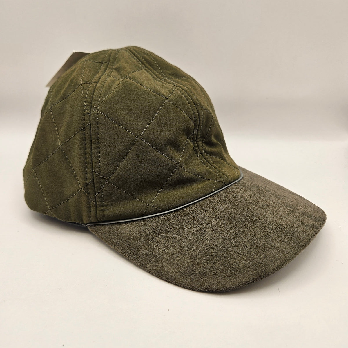 ALPINE DESIGN WOMEN'S OS OLIVE GREEN PUFFER CAP ADJUSTABLE STRAP NWT