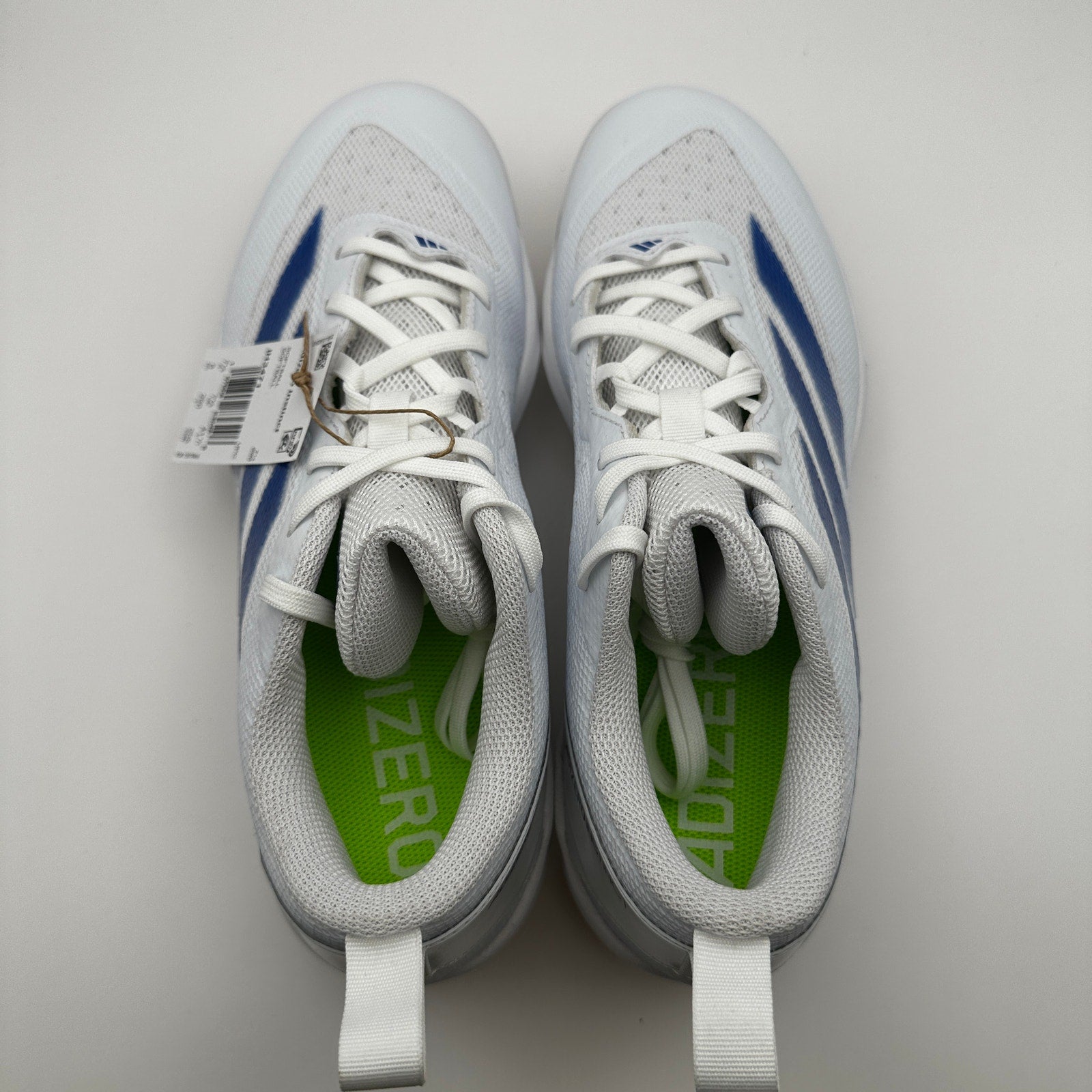 Adidas Womens size 9 Softball Shoes Adizero Instinct IH3471 White Blue