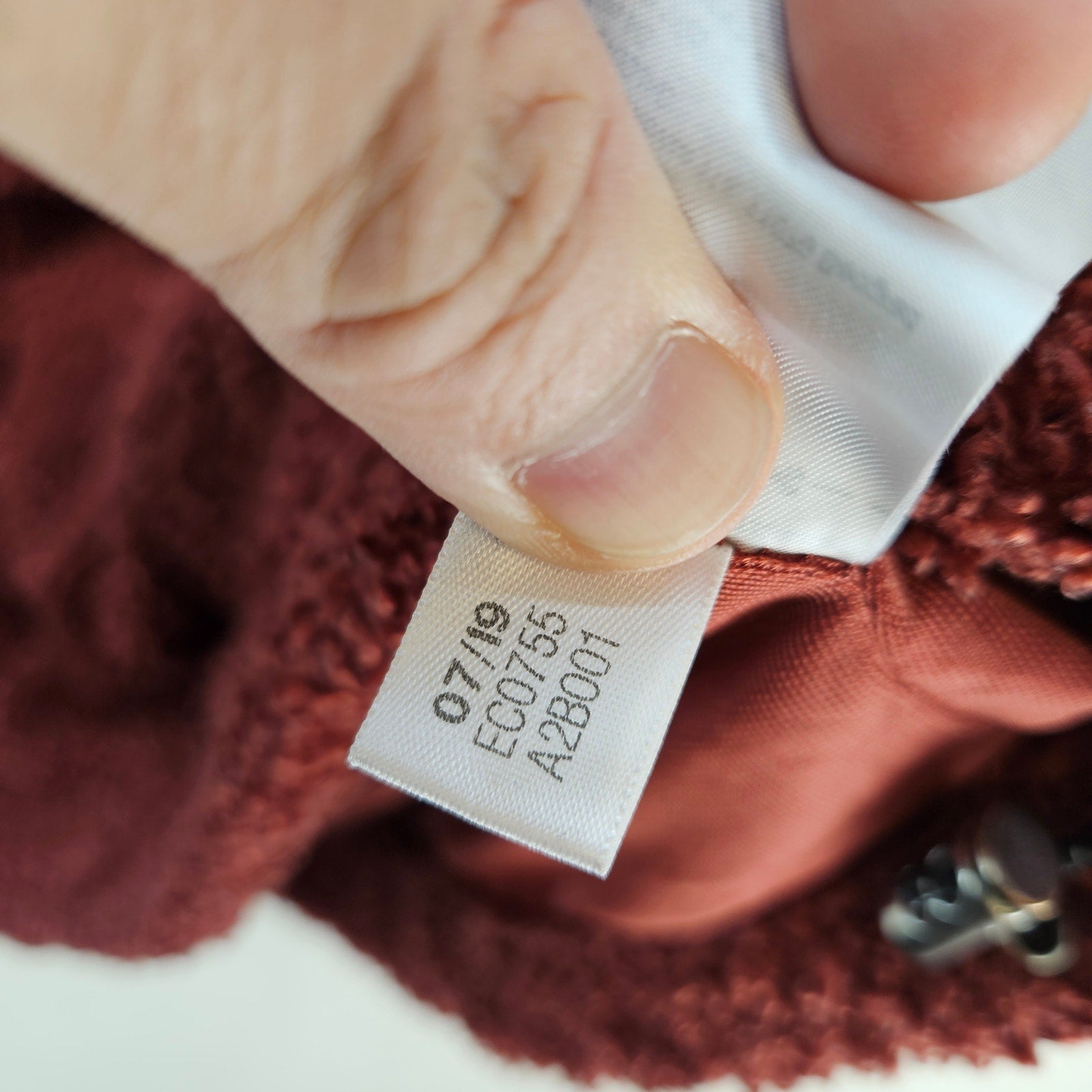 ADIDAS ORIGINALS WOMEN'S SMALL SHERPA FLEECE PULLOVER JACKET BURGUNDY HALF ZIP