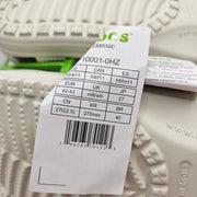 CROCS M9 W11 CLASSIC CLOG WHITE BONE UNISEX COMFORT CASUAL SHOES NWT