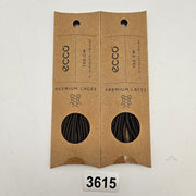 LOT OF 2 - ECCO PREMIUM LACES 150CM OFF COFFEE ROUND  1X2 PAIR