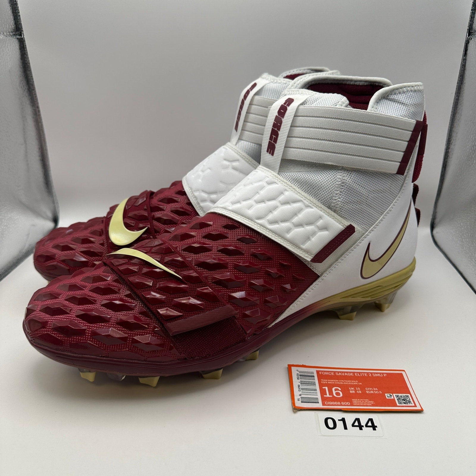 NIKE Mens 16 Force Savage Elite 2 Football Cleats FSU Florida State CI9868-600
