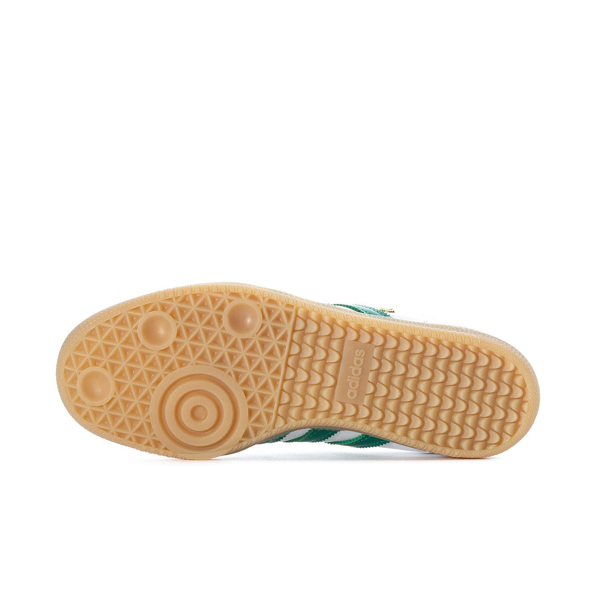 ADIDAS ORIGINALS WOMEN'S 9.5 SAMBA OG WHITE COLLEGIATE GRN GLD EMBLEM IH6630 NIB