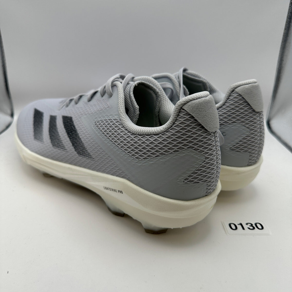 ADIDAS Adizero Electric Mens 14 Baseball Cleats Gray/Black IF3267