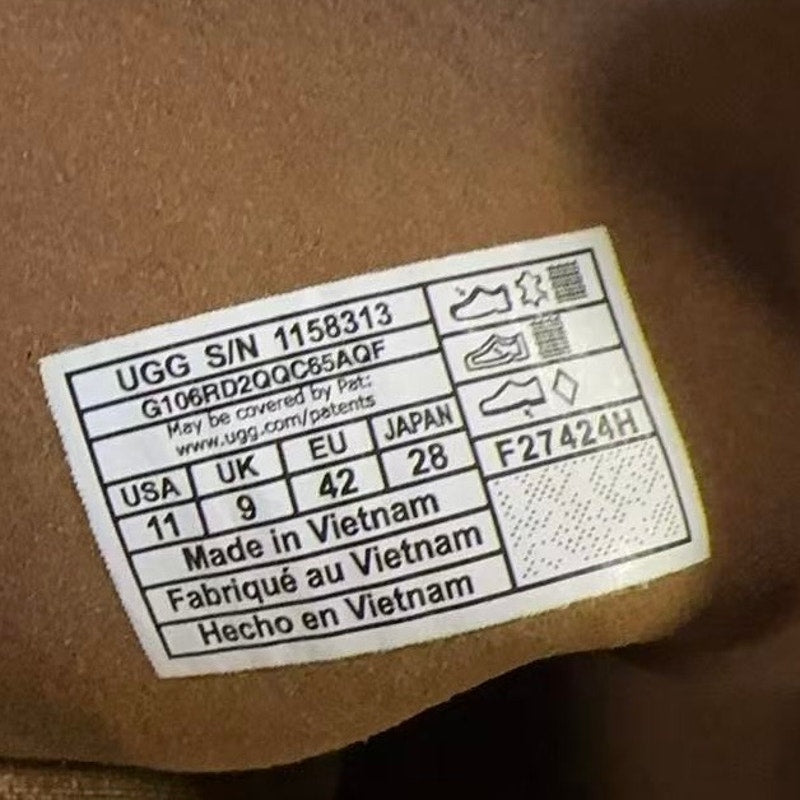 UGG WOMEN'S 11 CLASSIC TWIN SEAM HEIGHTS ZIP SUEDE PLATFORM BOOTS 1158313 NWOB