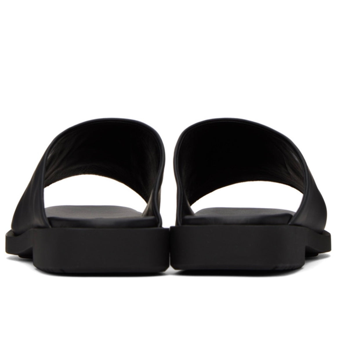ECCO KOLLECTIVE X BIANCA SAUNDERS 45 MORANT SLIDE BLACK NIB $500 39002490000