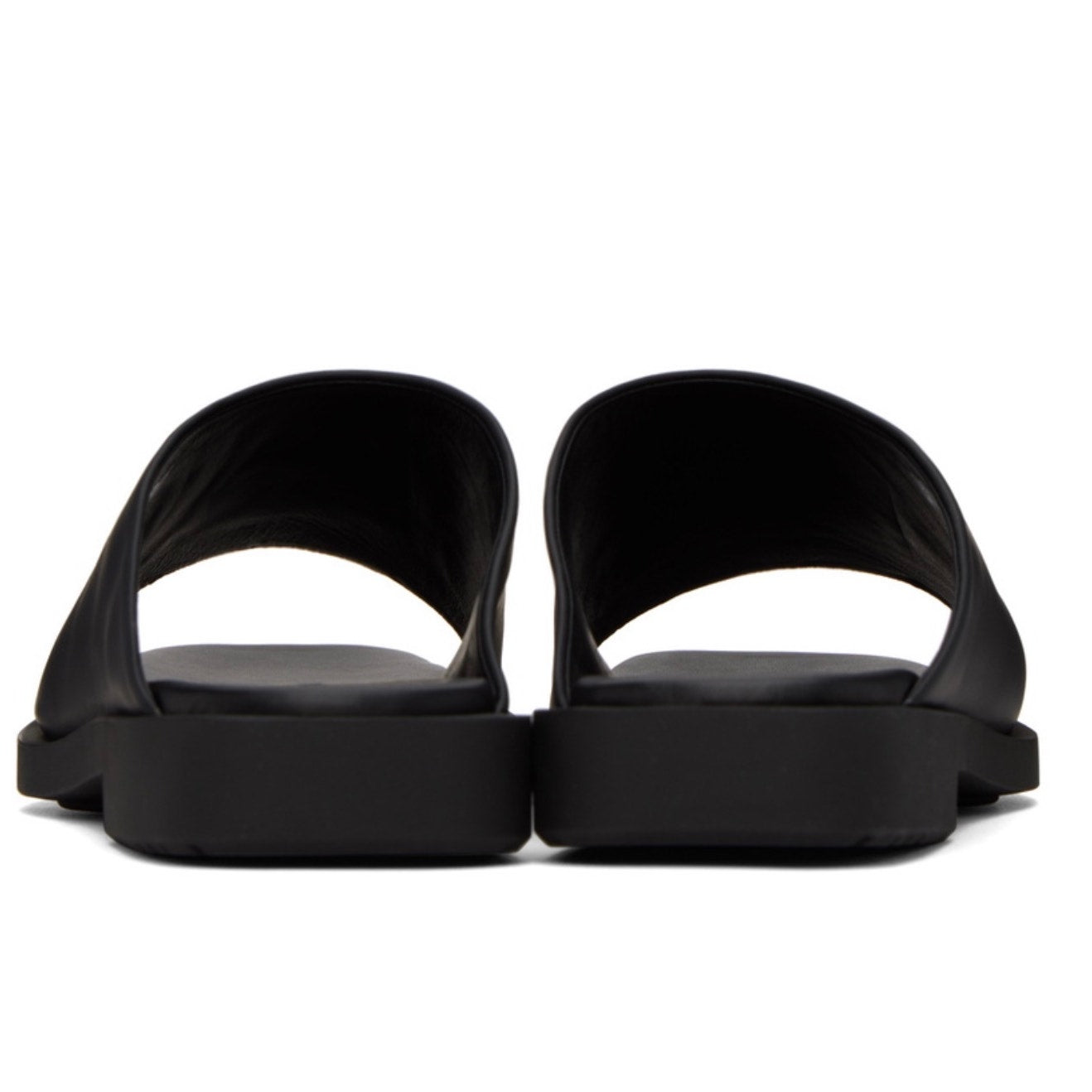 ECCO KOLLECTIVE X BIANCA SAUNDERS 45 MORANT SLIDE BLACK NIB $500 39002490000