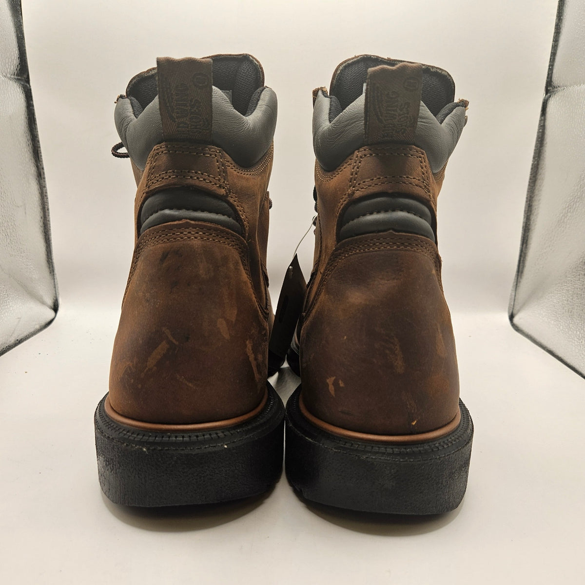 RED WING MEN'S 11 EE WIDE 415 DYNAFORCE 6 IN WP SOFT TOE WORK BOOTS BROWN NWOB