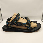 TEVA MEN'S 10 MIDFORM UNIVERSAL WEDGE SANDAL CHROMA OLIVE/BLUE TILE NWOT