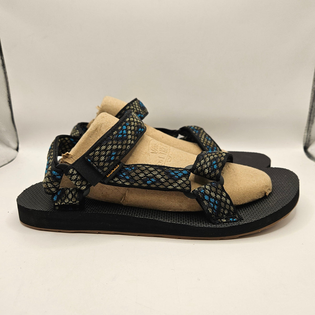 TEVA MEN'S 10 MIDFORM UNIVERSAL WEDGE SANDAL CHROMA OLIVE/BLUE TILE NWOT