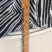 UNDER ARMOUR WOMEN'S LARGE BASELINE 6" BASKETBALL SHORTS BLACK WHITE ZEBRA NWT