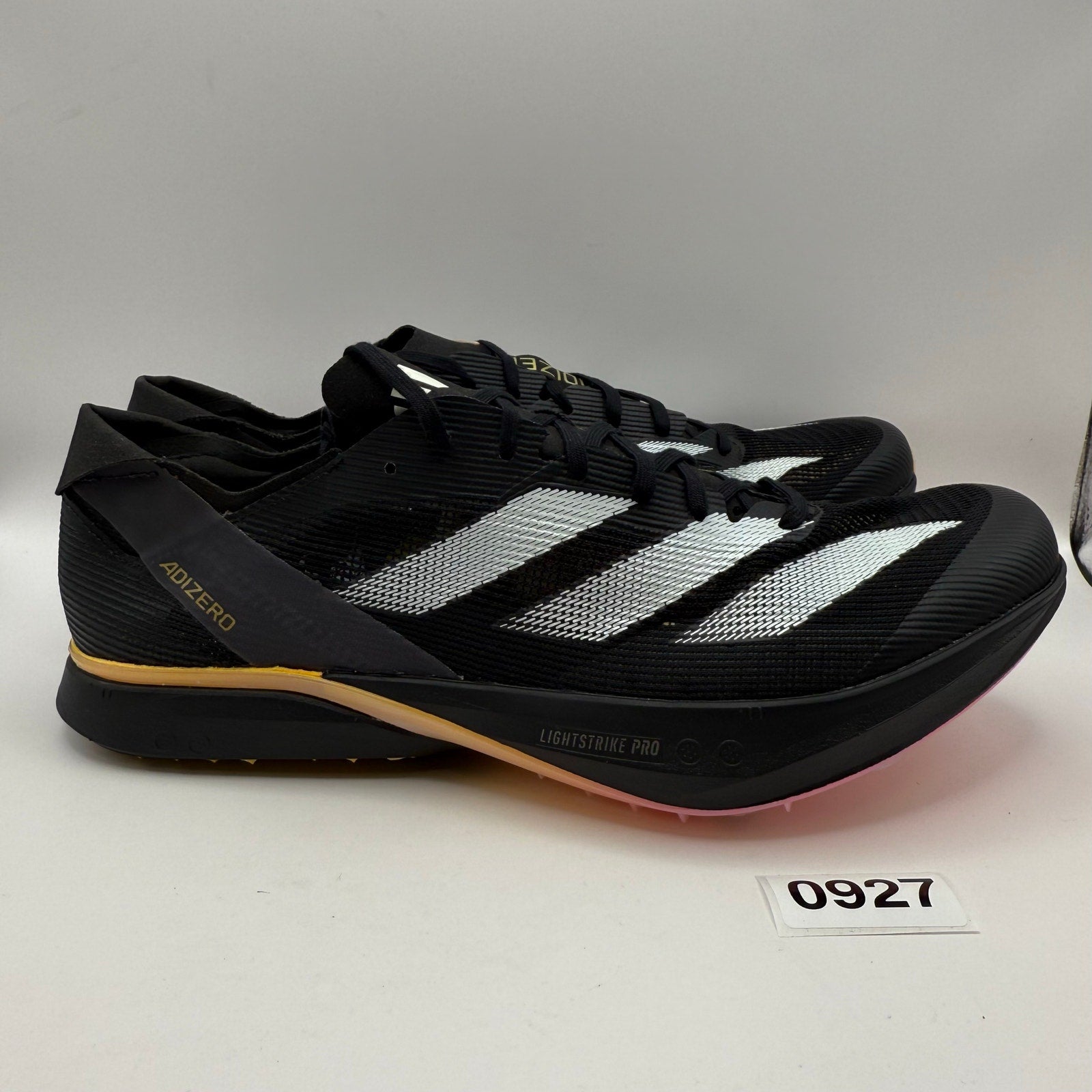 ADIDAS Men's 11 ADIZERO AVANTI TRACK DISTANCE SHOES IG9910 NO SPIKE