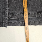 3.1 PHILLIP LIM DENIM WRAP SKIRT WOMEN'S SIZE 0 WASHED BLACK MSRP $450 NWT