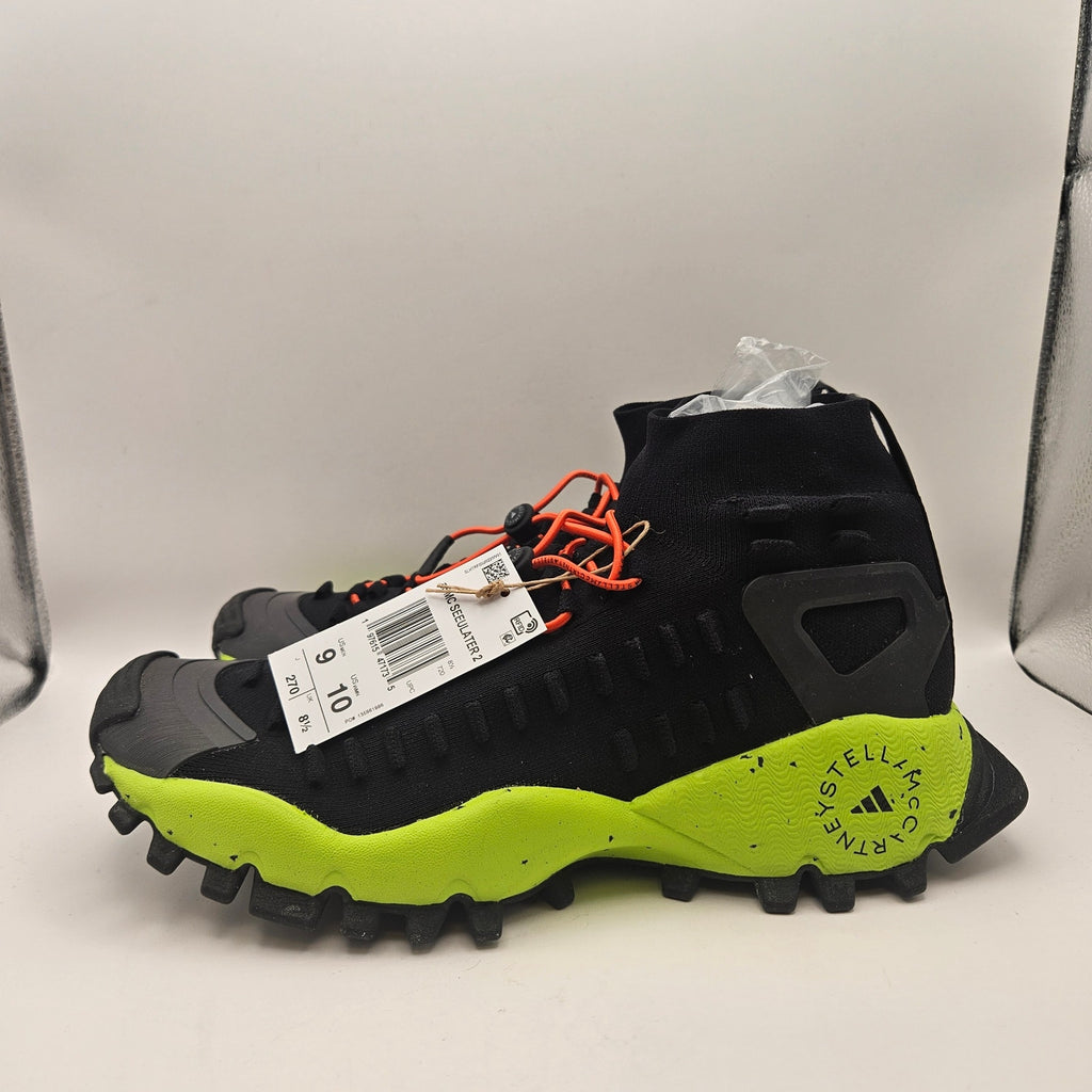 ADIDAS X STELLA MCCARTNEY SEEULATER 2 JH8944 MEN'S 9 BLACK RUNNING SHOE JH8944