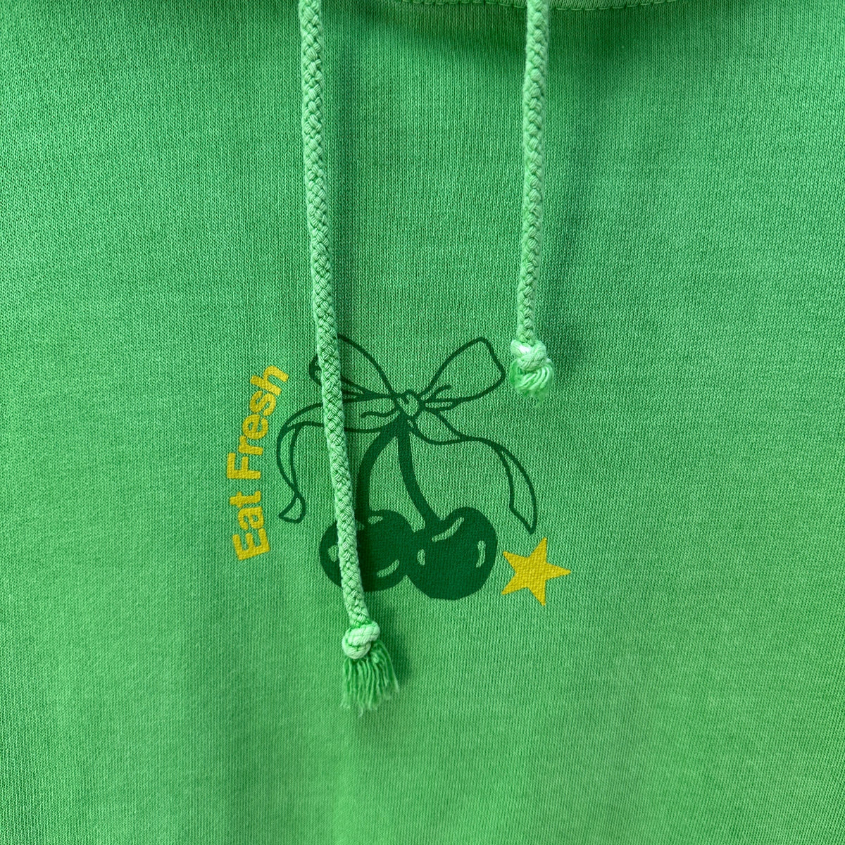 URBAN OUTFITTERS Women's XL Oversize Green Hoodie FRESH PRODUCE
