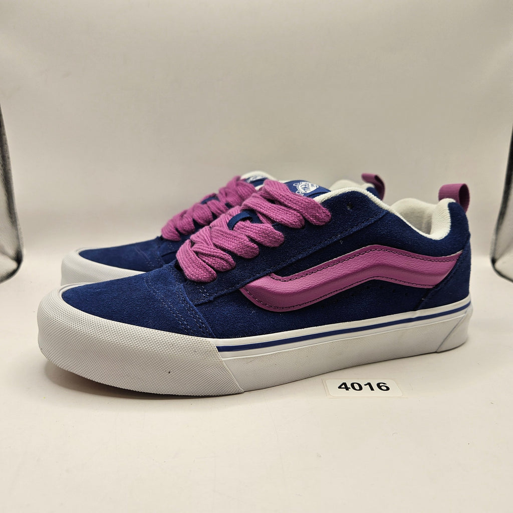 VANS M8 W9.5 KNU SKOOL NAVY BLUE PURPLE SUEDE NWOB LOW TOP SKATEBOARD SNEAKER