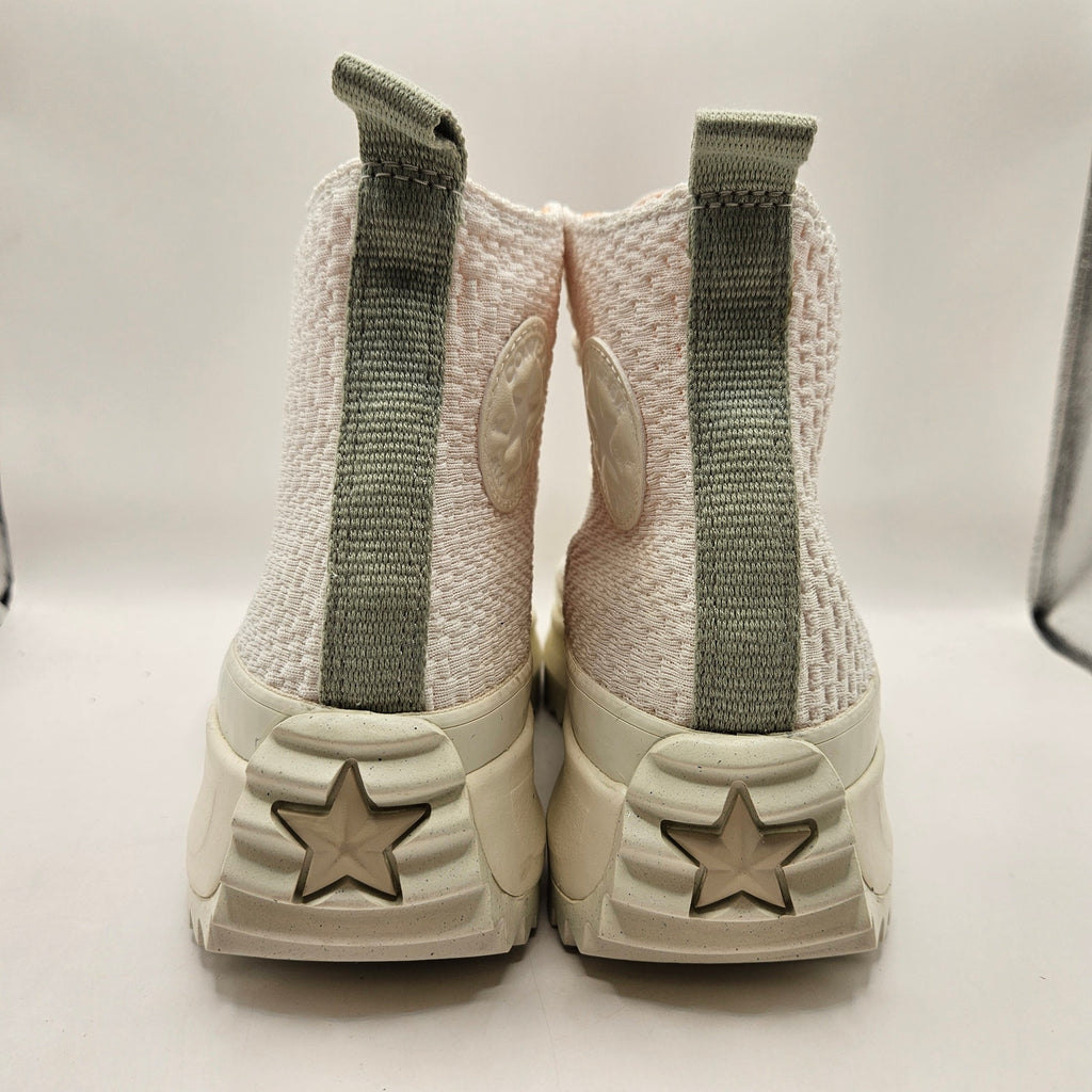 CONVERSE WOMEN'S 9.5 RUN STAR HIKE PLATFORM CREAM ORANGE HI SNKR A03838C NWOB