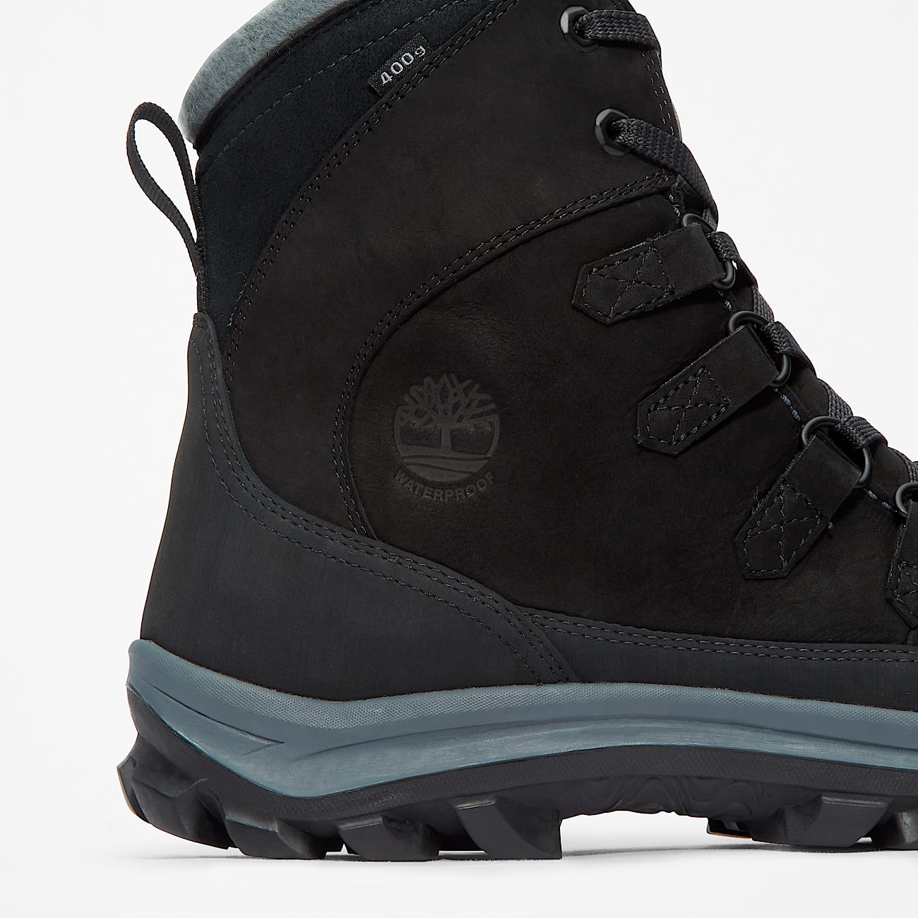 TIMBERLAND MEN'S 8.5 CHILLBERG INSULATED WATERPROOF BOOT BLACK NIB