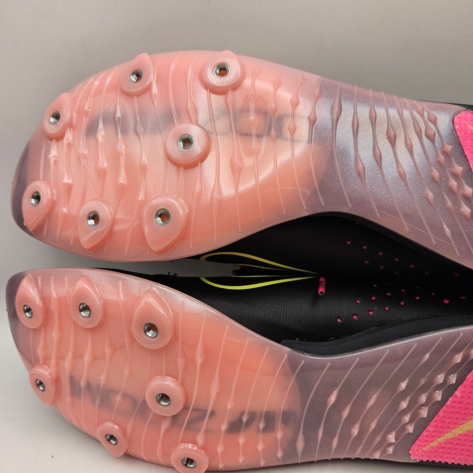 NIKE MENS 13 ZOOM ROTATIONAL 6 TRACK FIELD THROW SHOES BLK VOLT PINK CT0079-001