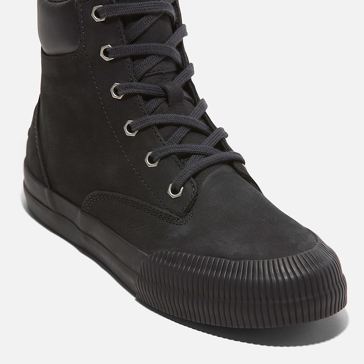 TIMBERLAND WOMEN'S 6 SKYLA BAY 2.0 HI TOP LACE SNEAKER BLACK NUBUCK NIB