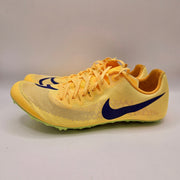 NIKE MEN'S 7.5 ZOOM JA FLY 4 CITRON PULSE INDIGO BURST TRACK SPIKES DR2741-800