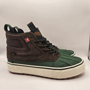 VANS MEN'S 7.5 SK8-HI DEL PATO MTE-2 UTILITY BOOTS BROWN GREEN NWOB WATERPROOF