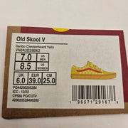 VANS X HARIBO GUMMY BEAR OLD SKOOL MEN'S 7 WOMEN'S 8.5 YELLOW SNEAKER NWOB