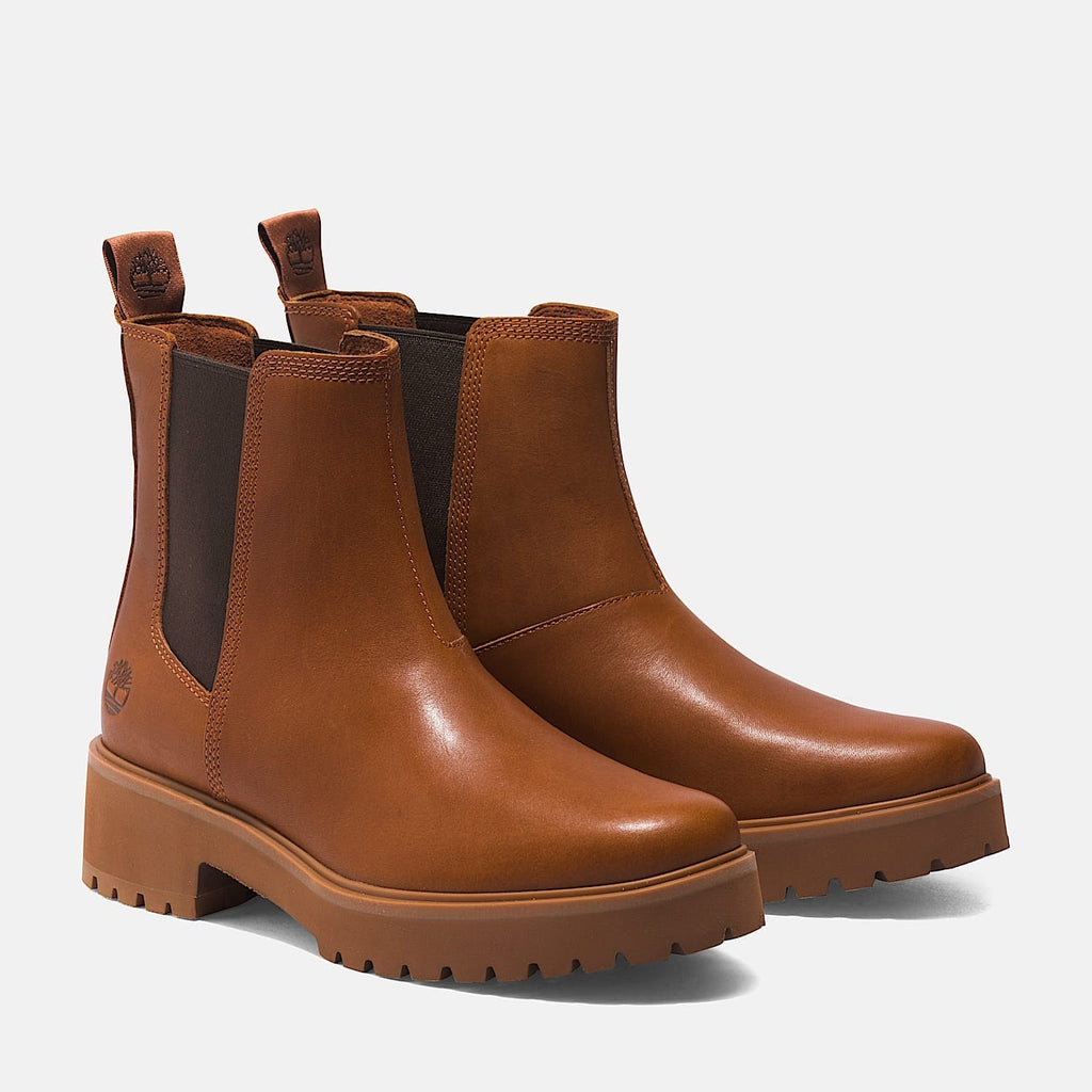 TIMBERLAND WOMEN'S 8.5 CARNABY COOL MID CHELSEA BOOT SADDLE NIB